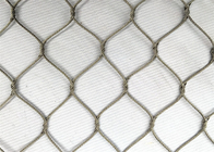 2 mm 50mm x 90mm Flexible Zoo Safety Stainless Steel Knitted Cable Mesh For Animal Cages